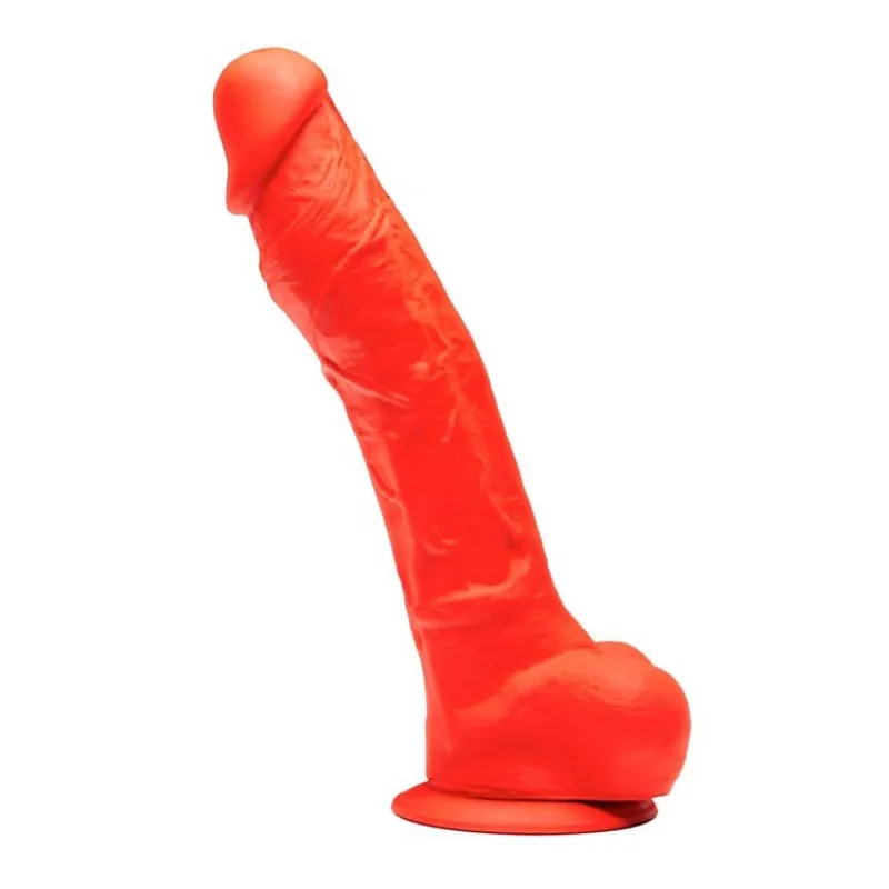 Stretch Real Gode en silicone Stretch N°4 - 23 x 5.2cm Rouge